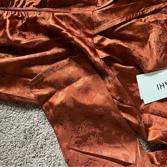 Rahi Women's Large Silky Long Sleeve Dress NWT - Picture 6 of 10